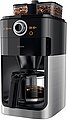 Philips Kaffeemaschine mit Mahlwerk Grind & Brew HD7769/00, doppeltes Bohnenfach, edelstahl/schwarz, Bild 5