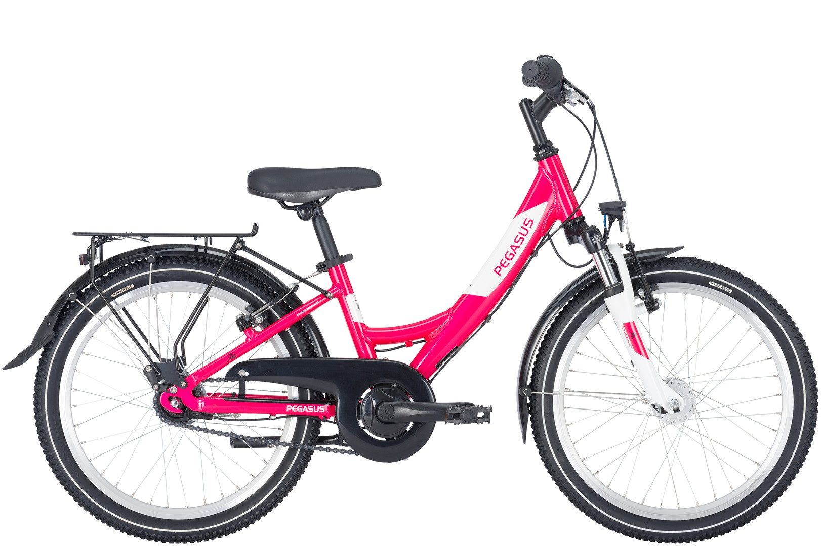 Pegasus Kinderfahrrad Pegasus Avanti 20'' 7 Gang Mädchen pink 2024, 7 Gang, Nabenschaltung
