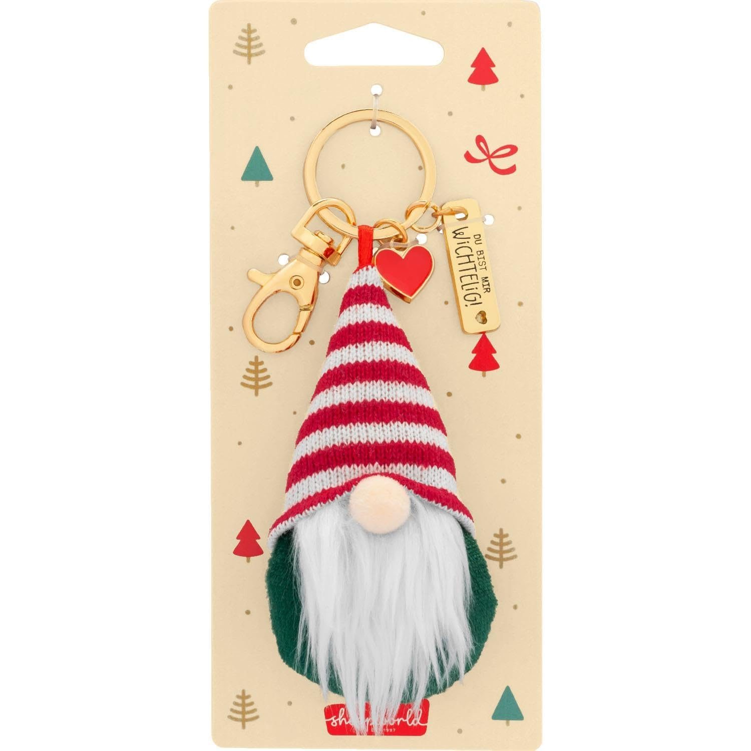 Sheepworld Schlüsselanhänger Sheepworld Schlüsselanhänger Plüschfigur Geschenk Weihnachten