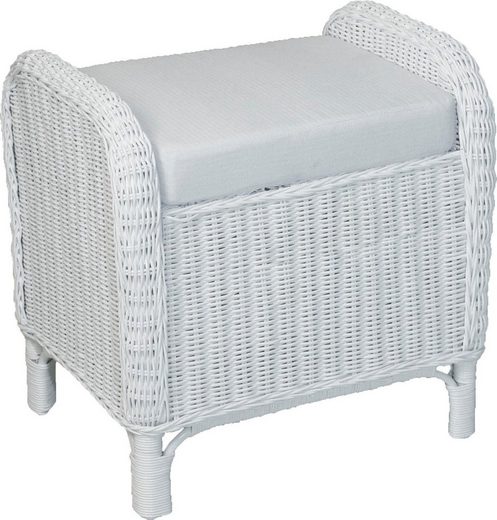 Home affaire Rattanhocker mit Kissenauflage, 60/50/46 cm online kaufen