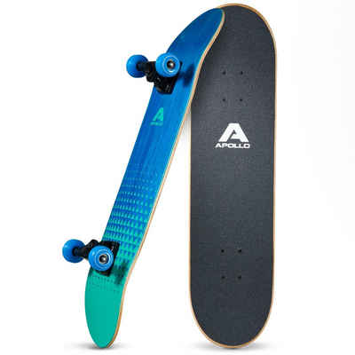 Apollo Skateboard Skateboard Kinder und Erwachsene Wood Board, Kinder Skateboard ab 6 Jahre