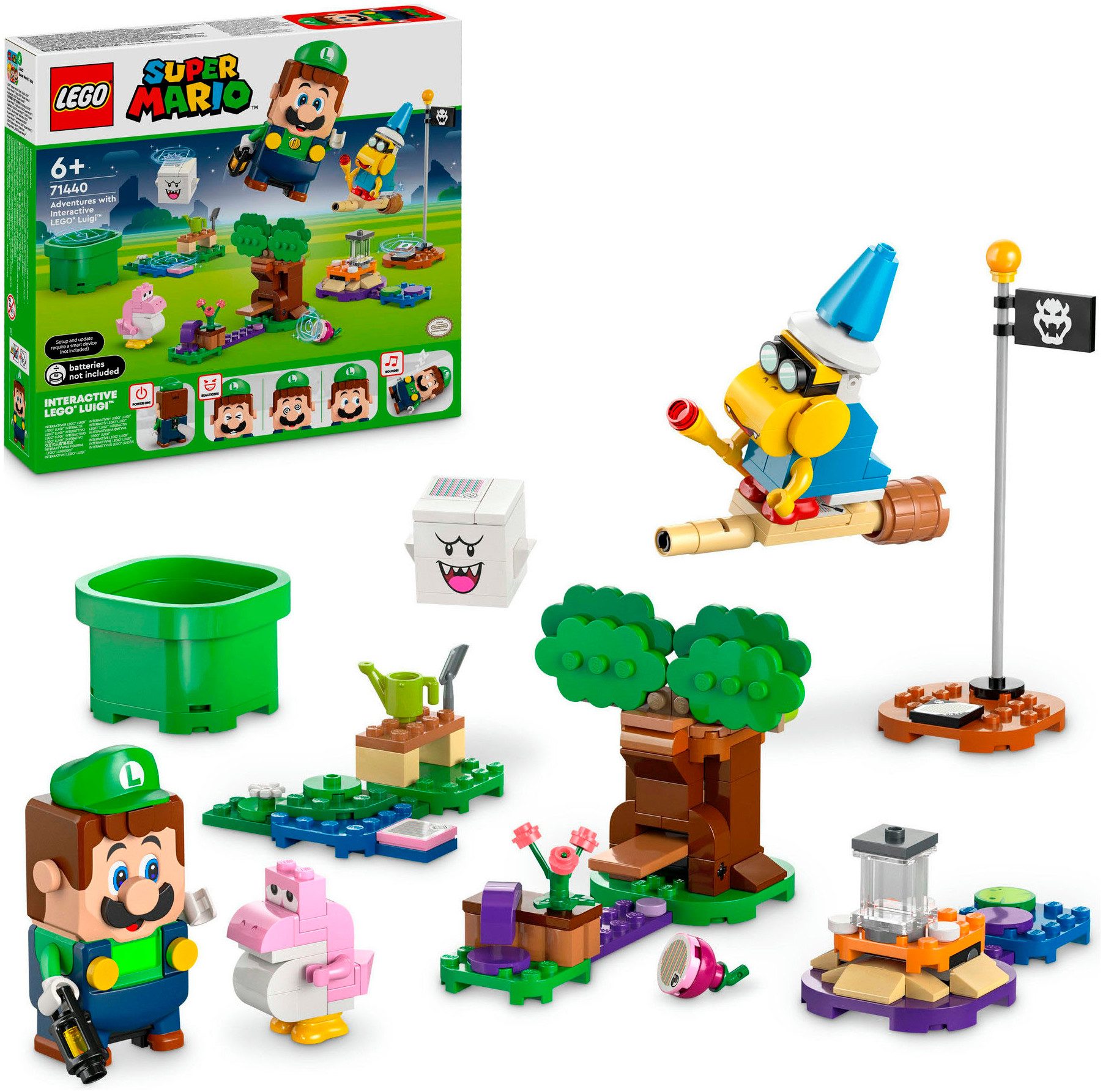 LEGO® Abenteuer mit dem interaktiven LEGO® Luigi™ (71440), LEGO Super Mario günstig online kaufen