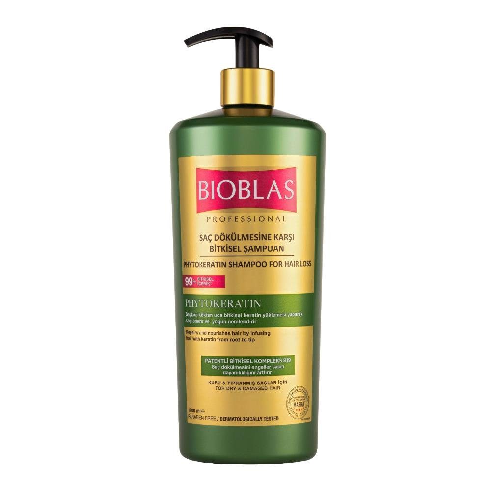 Bioblas Haarshampoo Bioblas Phytokeratin Shampoo trockenes/strapaziertes Haar für Haarausf