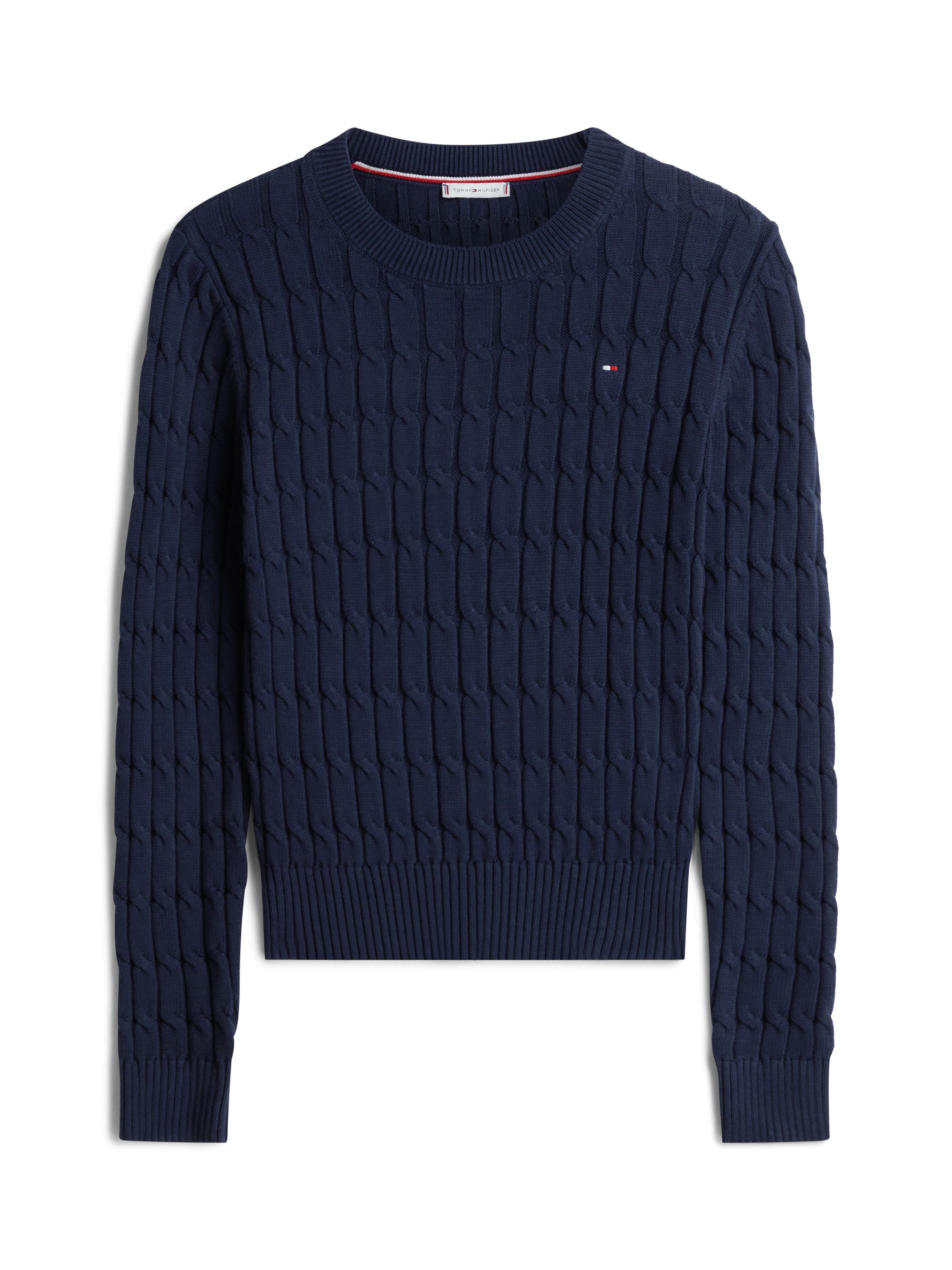 Rundhalspullover CO CABLE MID GG C-NK LS SWT
