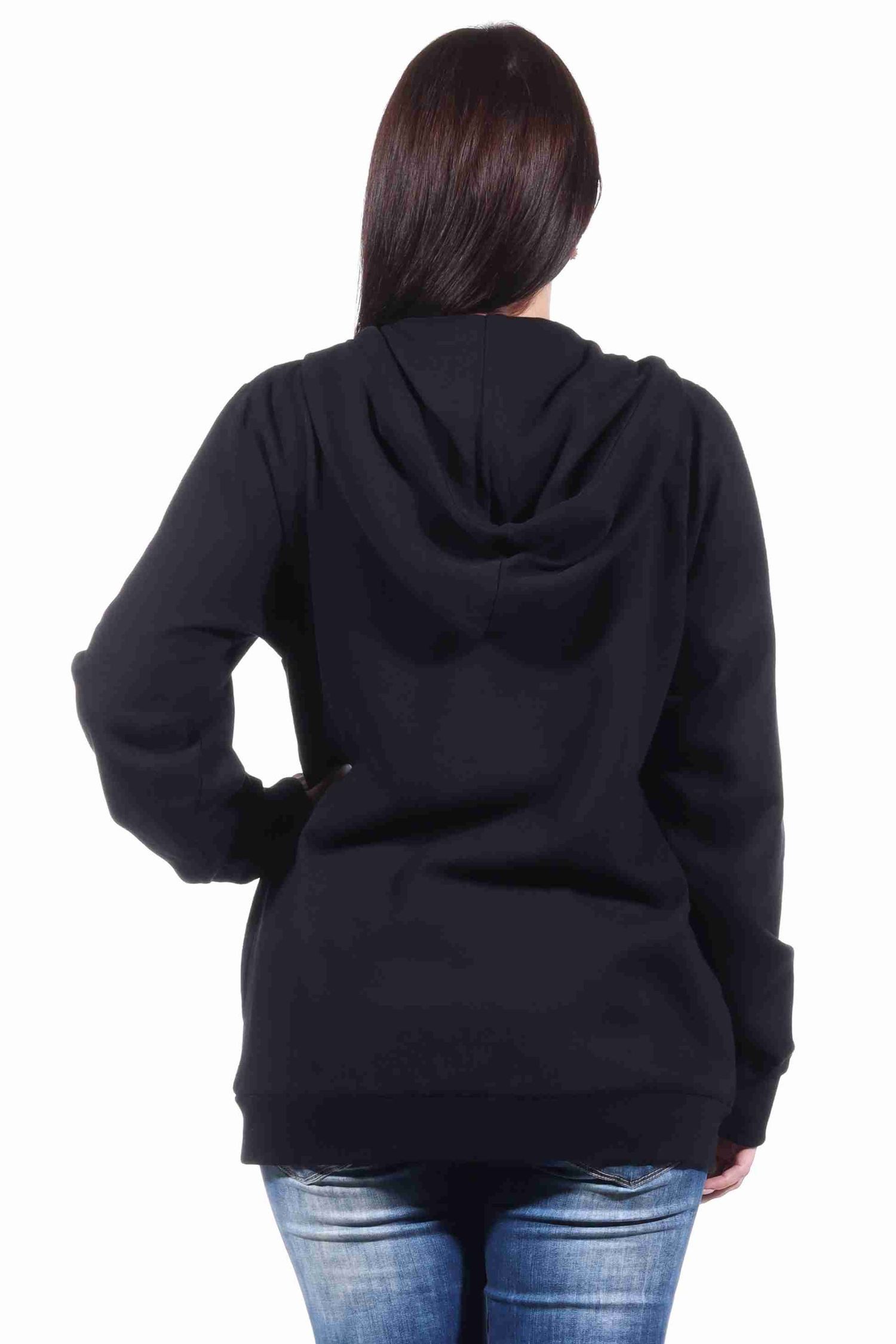 Normann Relaxanzug Damen Jacke mit Kapuze für Hausanzug oder Sportanzug Oberteil