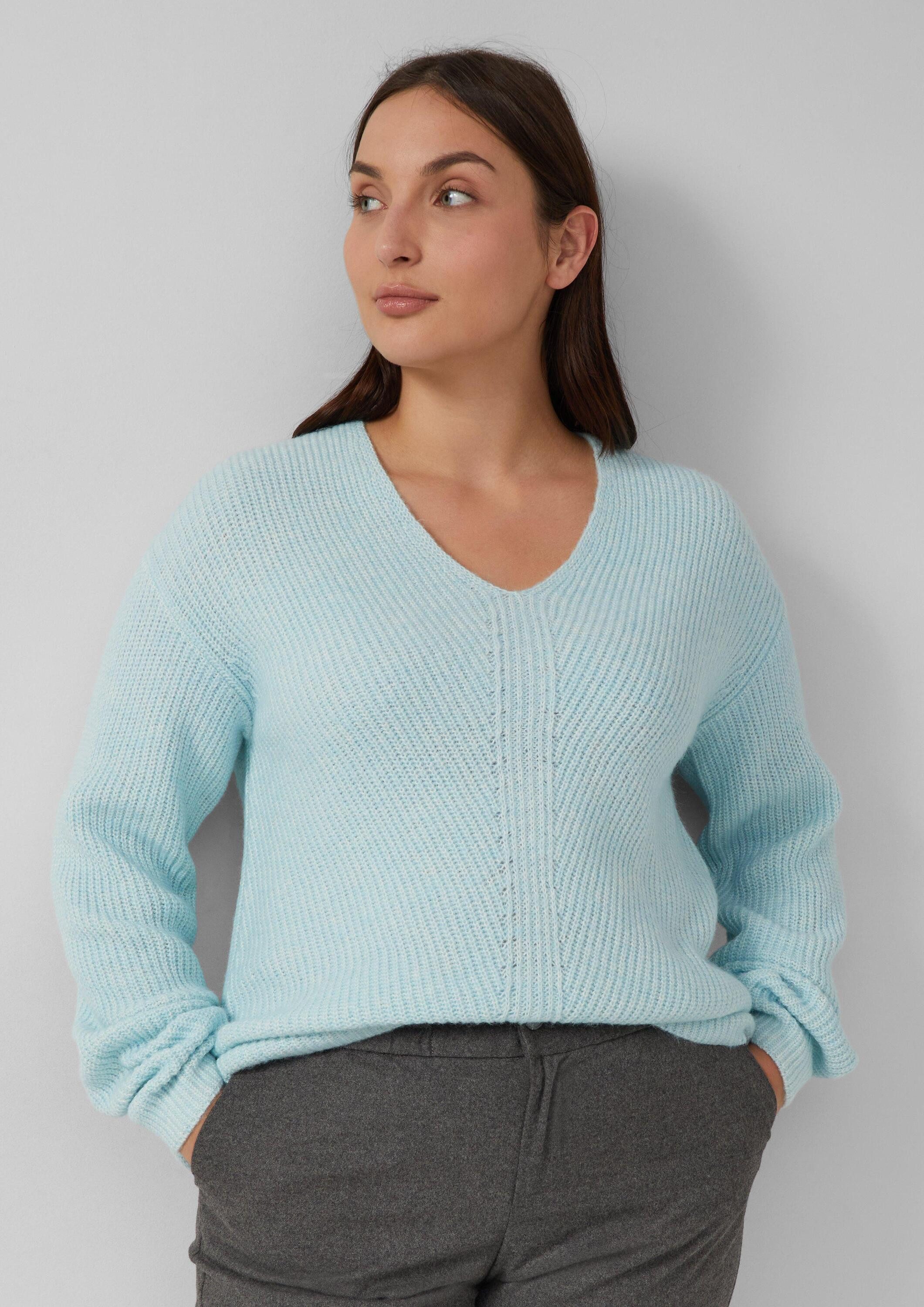 s.Oliver Longpullover Strickpullover Weicher Strickpullover im Relaxed Fit günstig online kaufen