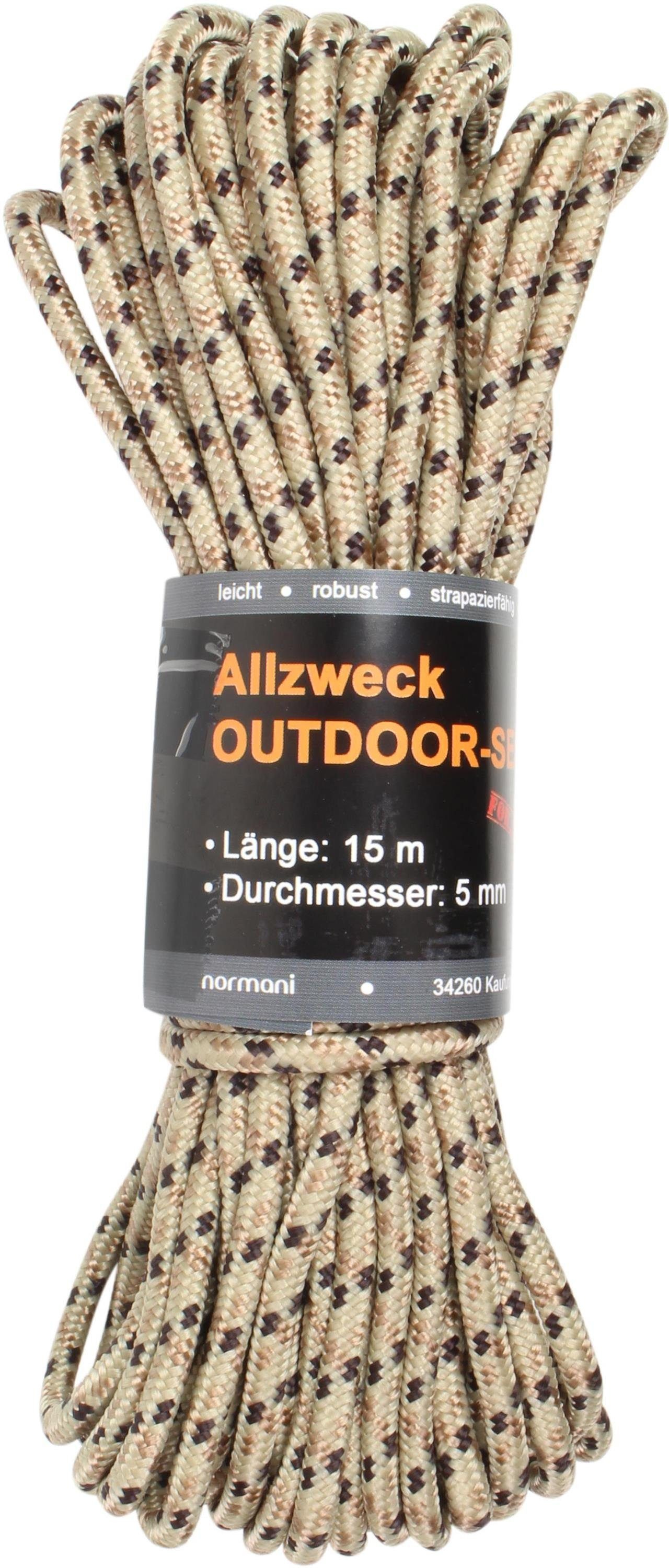 normani Allzweck-Outdoor-Seil 5 mm x 15 günstig online kaufen