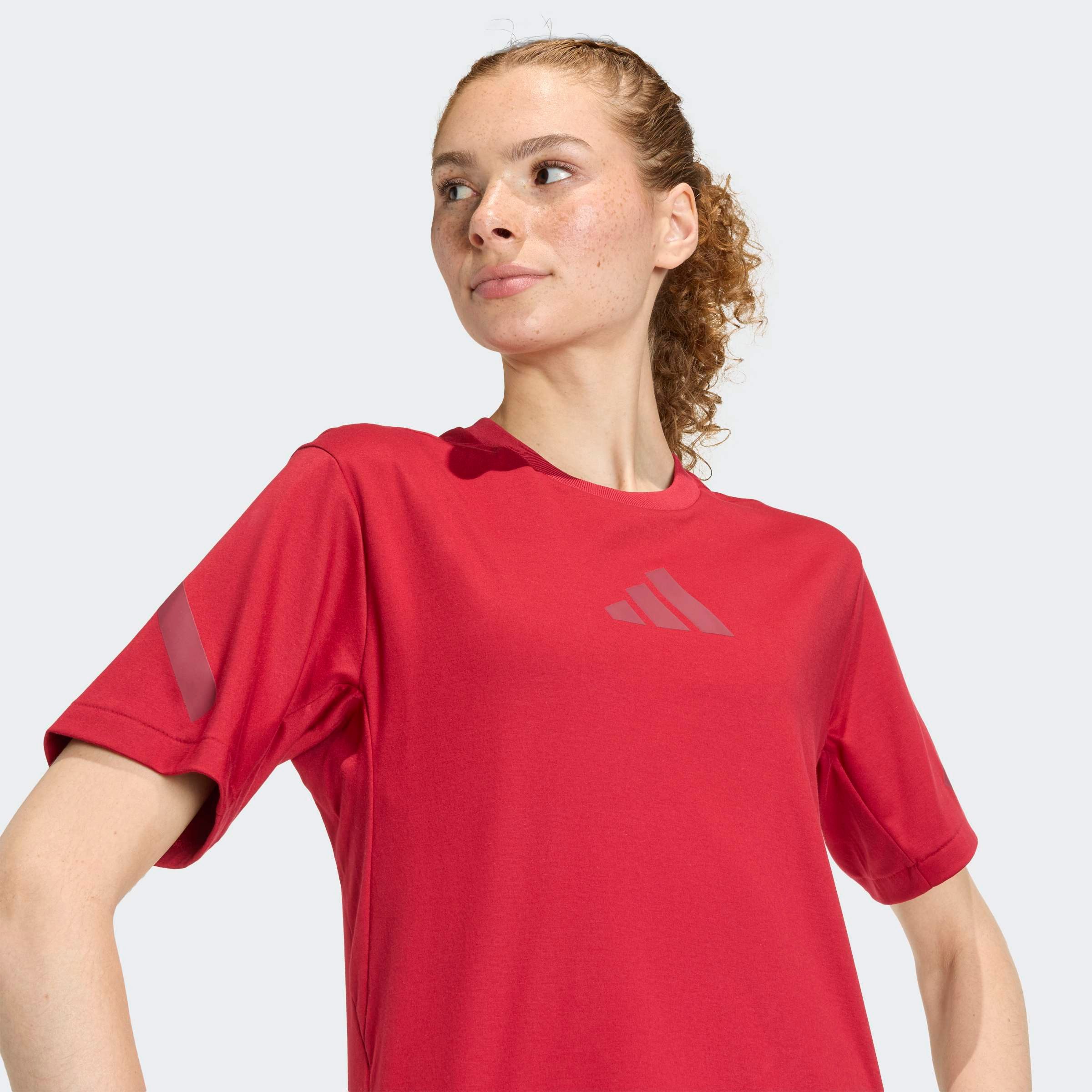 adidas Sportswear T-Shirt ADIDAS Z.N.E für Erwachsene, mit Rundhalsausschnitt, ohne Verschluss, aus Baumwolle