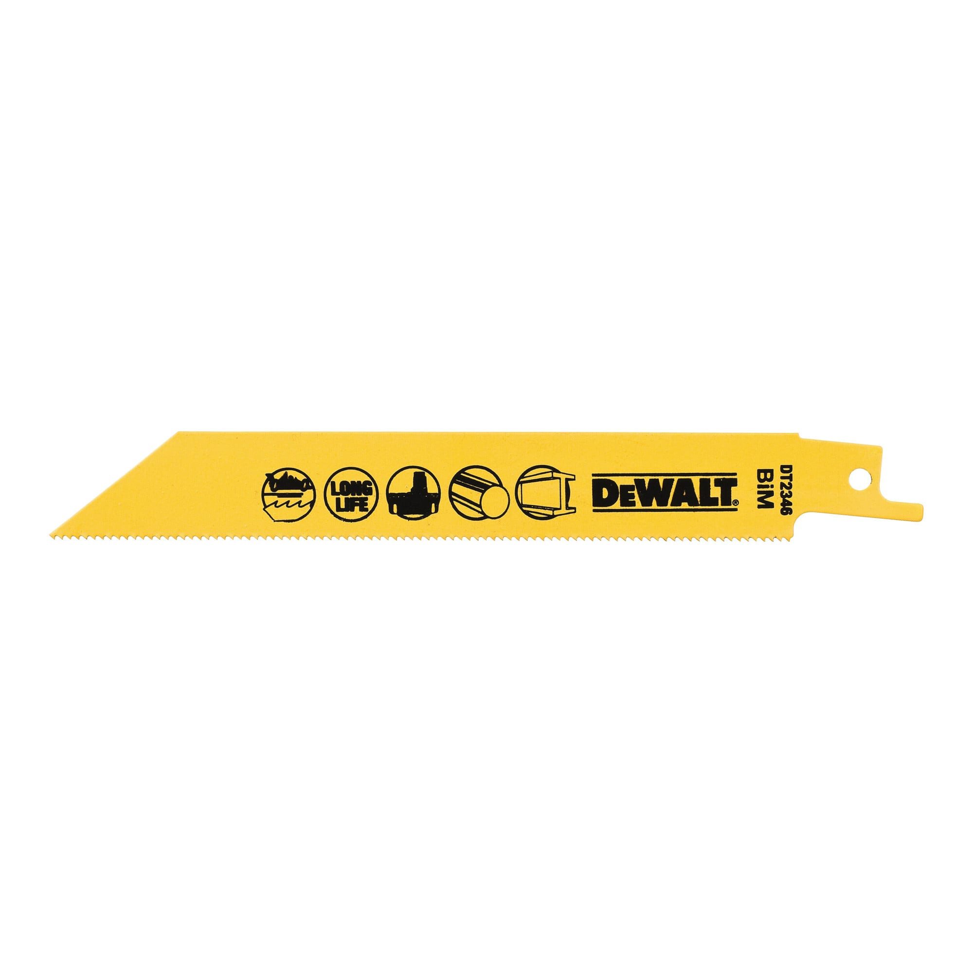 DeWalt Säbelsäge DEWALT Säbelsägeblatt BIM Metall 152 mmk DT2346-QZ 5 Stk