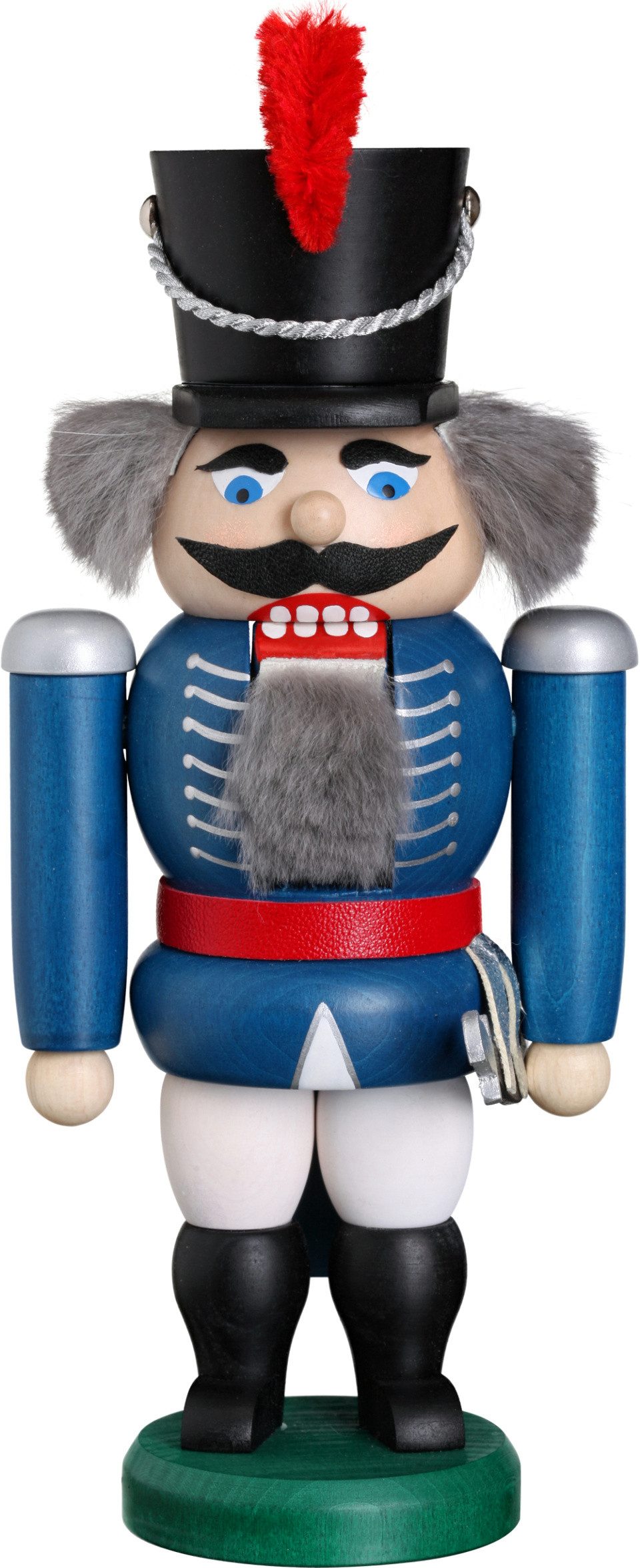 Seiffener Volkskunst Щипцы для орехов Щипцы для орехов Husar blau der Seiffener Volkskunst eG, Handarbeit aus dem Erzgebirge
