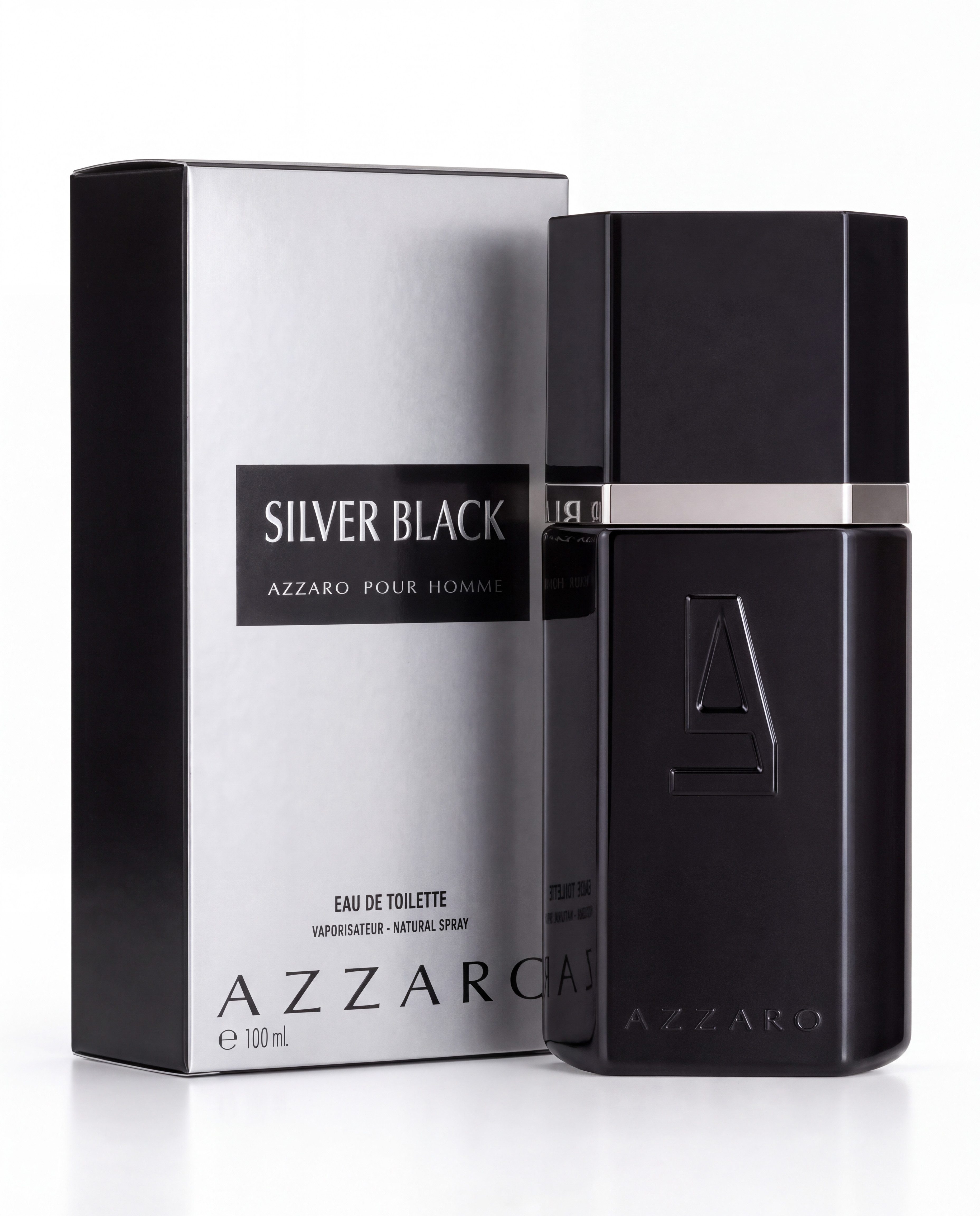 Azzaro Eau de Toilette Azzaro Silver Black pour Homme Eau de Toilette für Herren