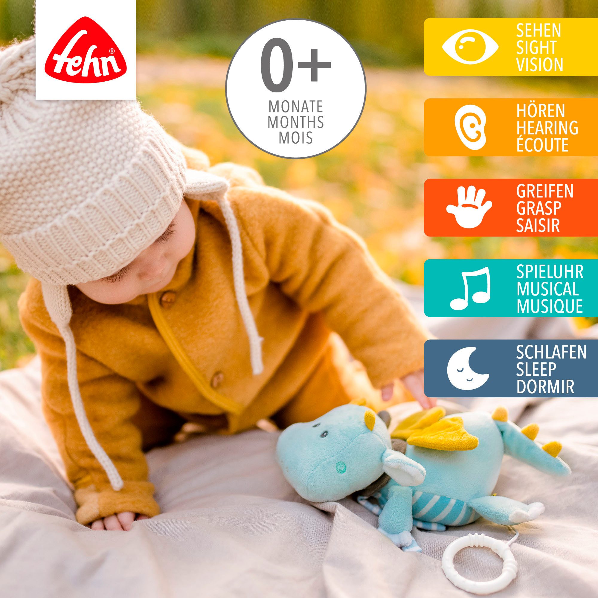 Fehn Spieluhr Little Castle, Drache, groß, günstig online kaufen