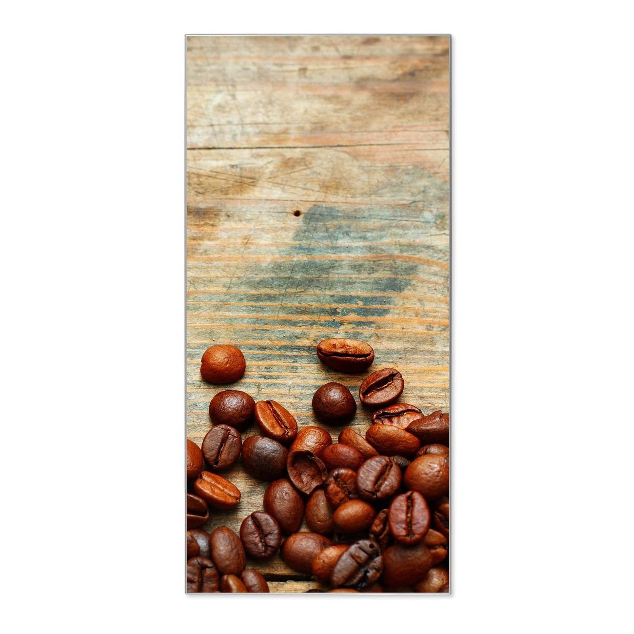 banjado Kaffeebohnen, Stahlmagnettafel) 4 Wandtafel (inkl. Stahl Magnete, silberfarben