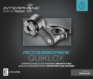 Interphone Interphone Quiklox Lenkerhalterung Smartphone-Halterung
