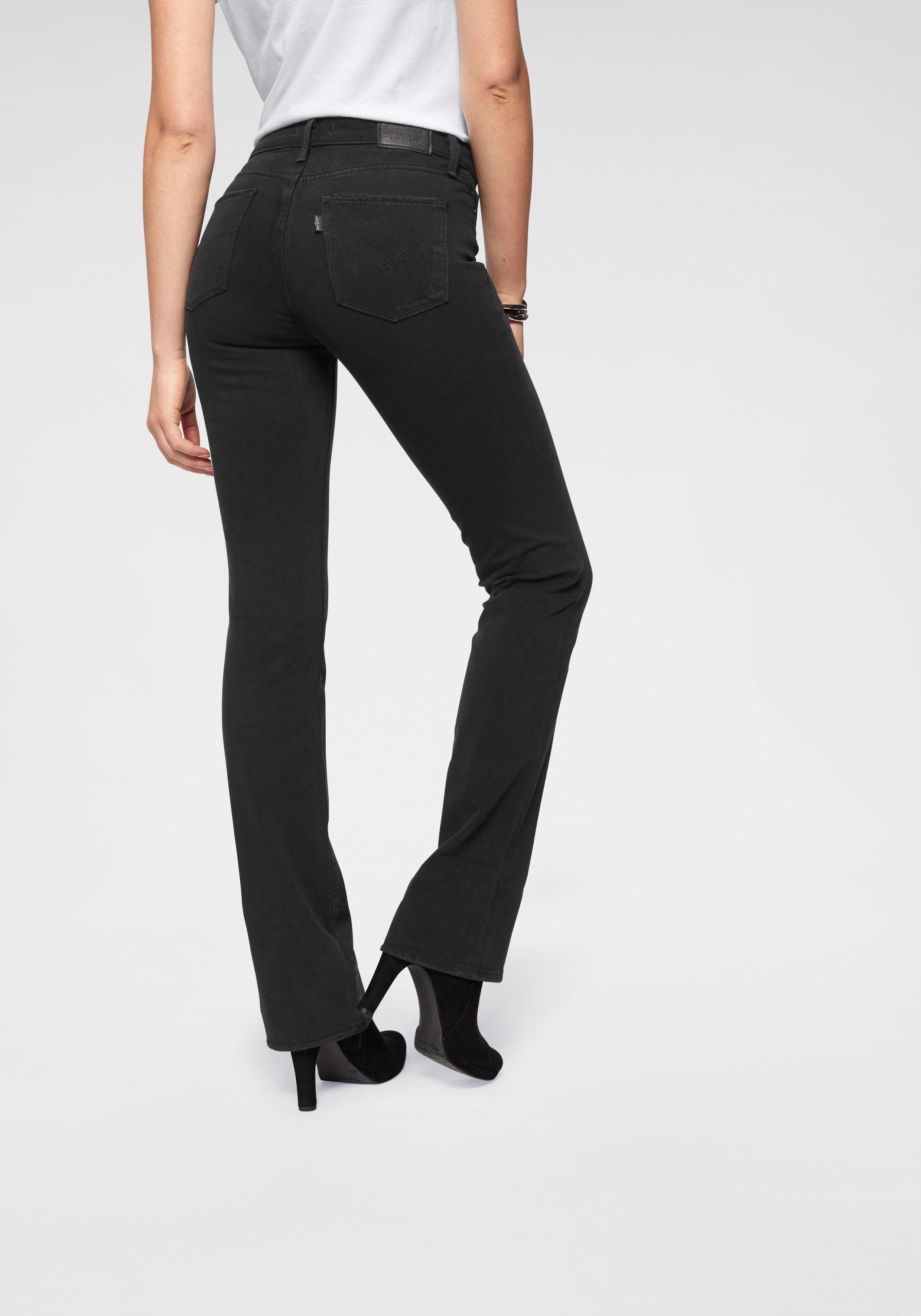levi's 315 shaping bootcut jeans black