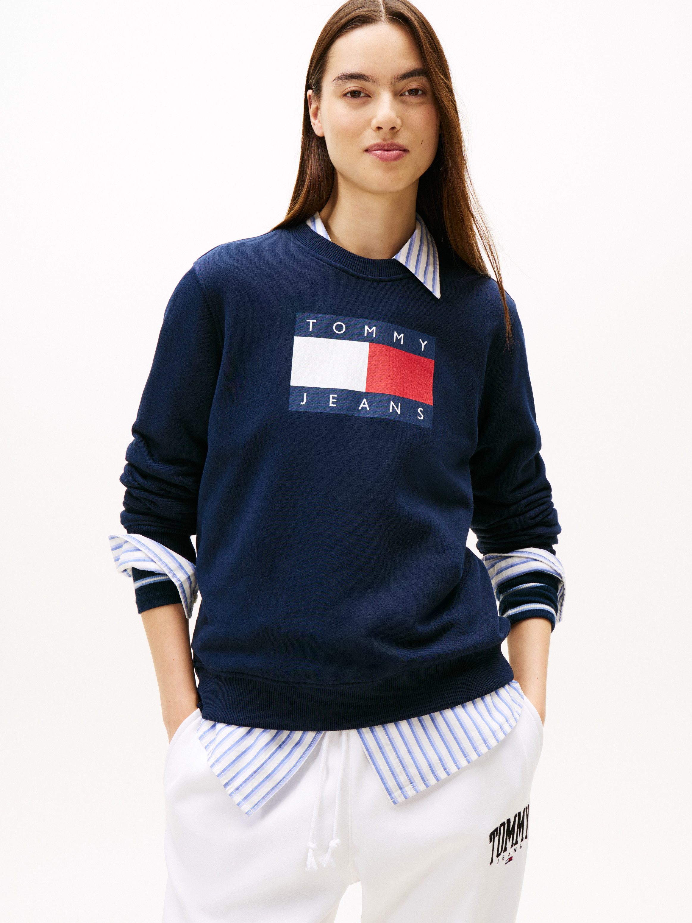 Tommy Jeans Sweatshirt TJW REG TJ FLAG CREW günstig online kaufen