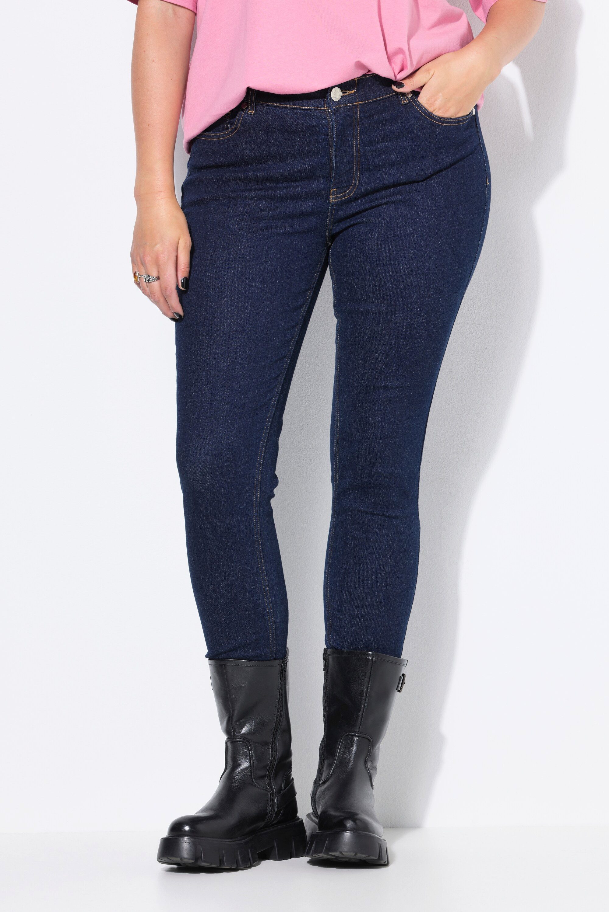 Studio Untold 5-Pocket-Jeans Skinny-Jeans rinsed Denim günstig online kaufen
