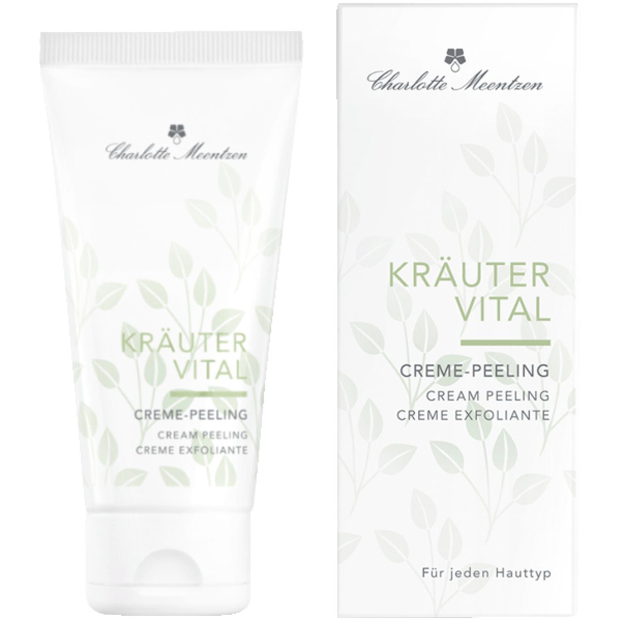 Charlotte Meentzen Gesichtspeeling Kräutervital Creme-Peeling, Alle Hauttypen