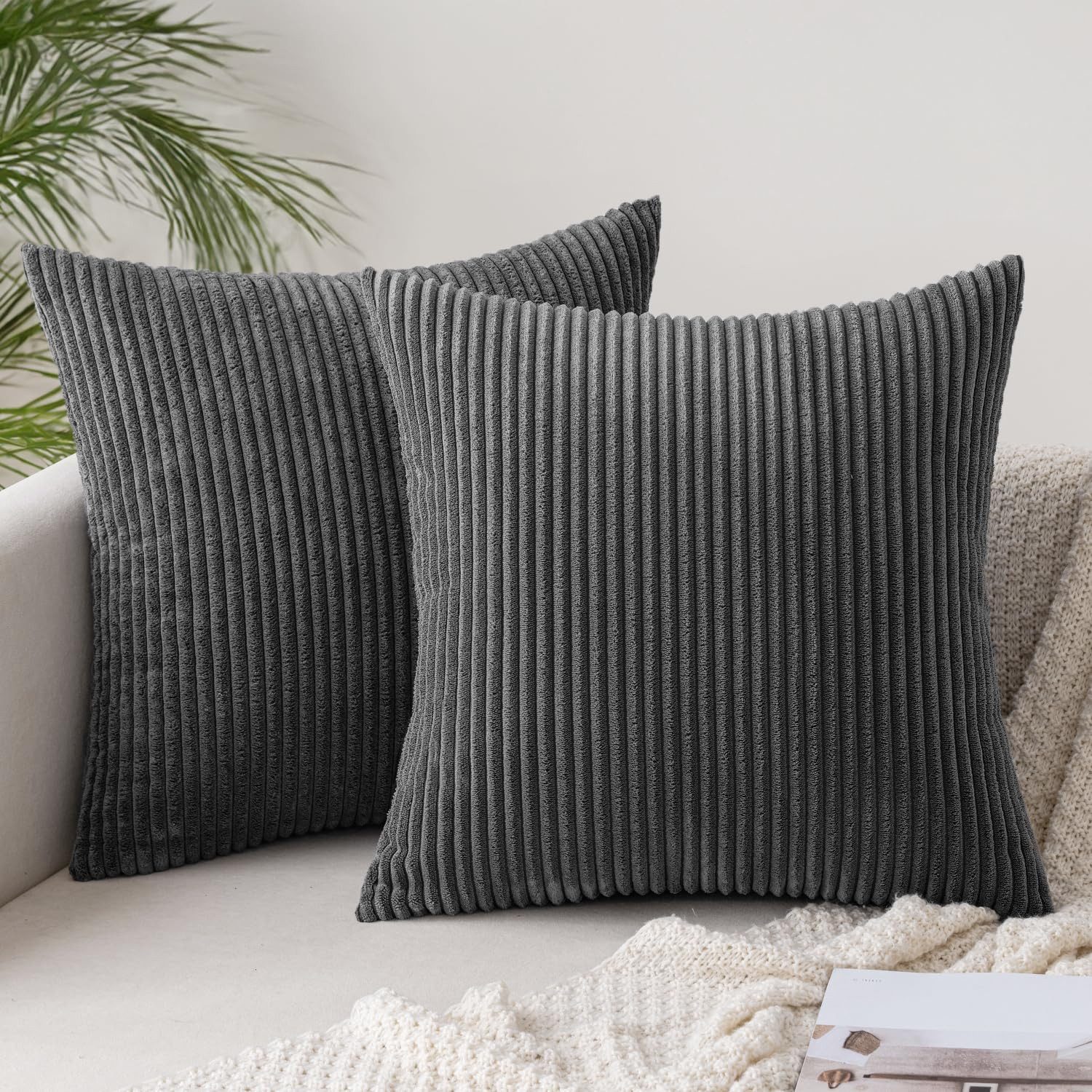 FOUORTUNATE-BEE Kissenbezug 2er Set Kordsamt Kissenbezug günstig online kaufen