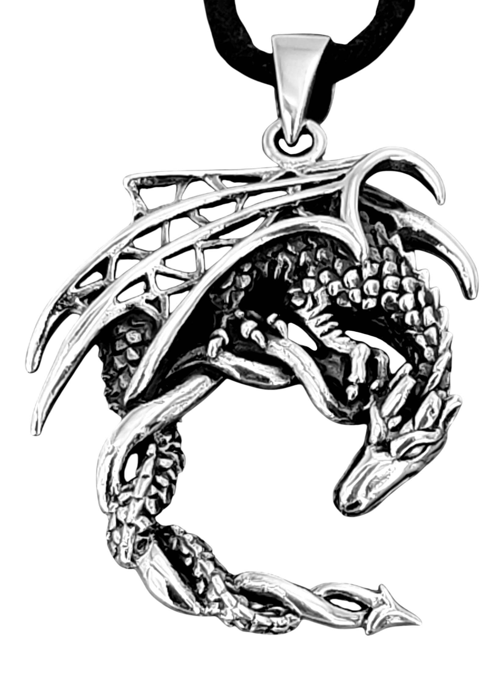 Kiss of Leather Kettenanhänger Drachen Drache Dragon Kettenanhänger Nr. 288 günstig online kaufen