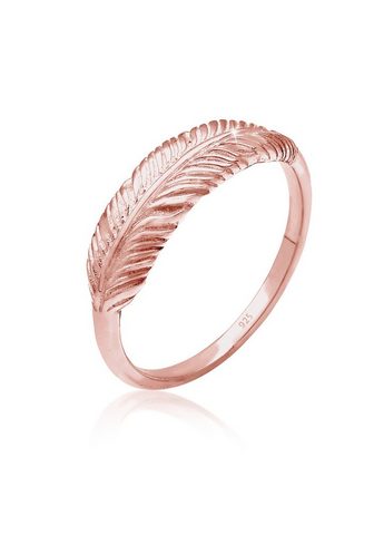 ELLI Кольцо »Silberring Feder 925 Ste...