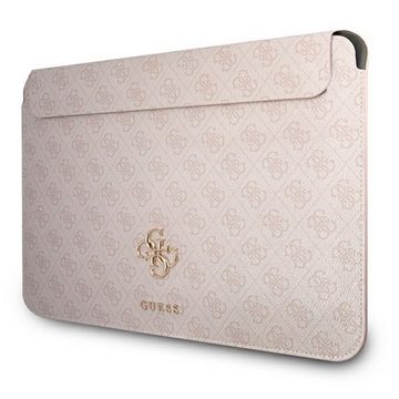 Guess Laptop-Hülle Guess Universell bis 13" Notebook Tasche 4G Stripe Metall Logo Rosa