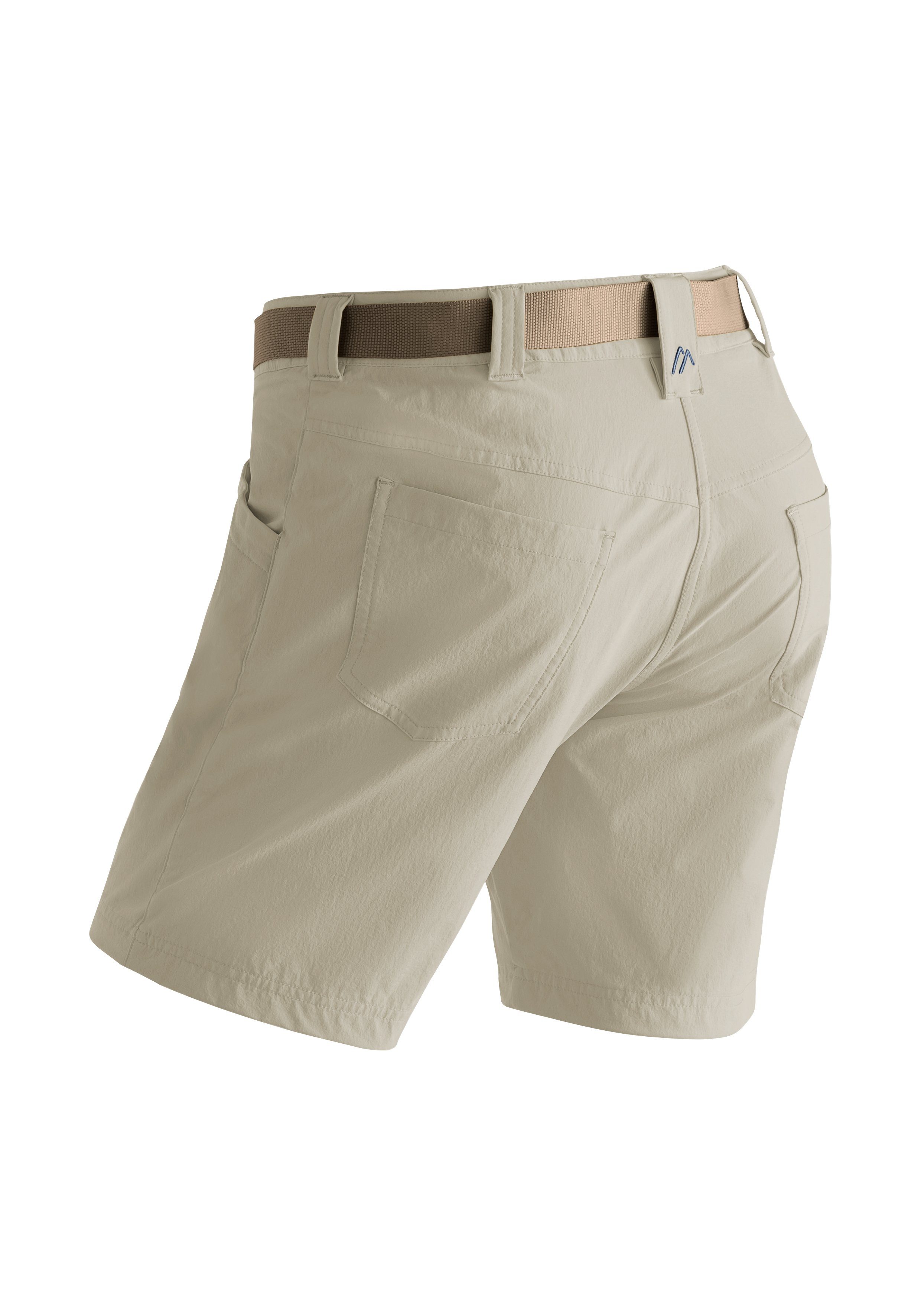 Maier Sports Funktionsshorts Lulaka Shorts Damen Shorts, kurze Wanderhose, Outdoorhose mit 4 Taschen, Regular Fit