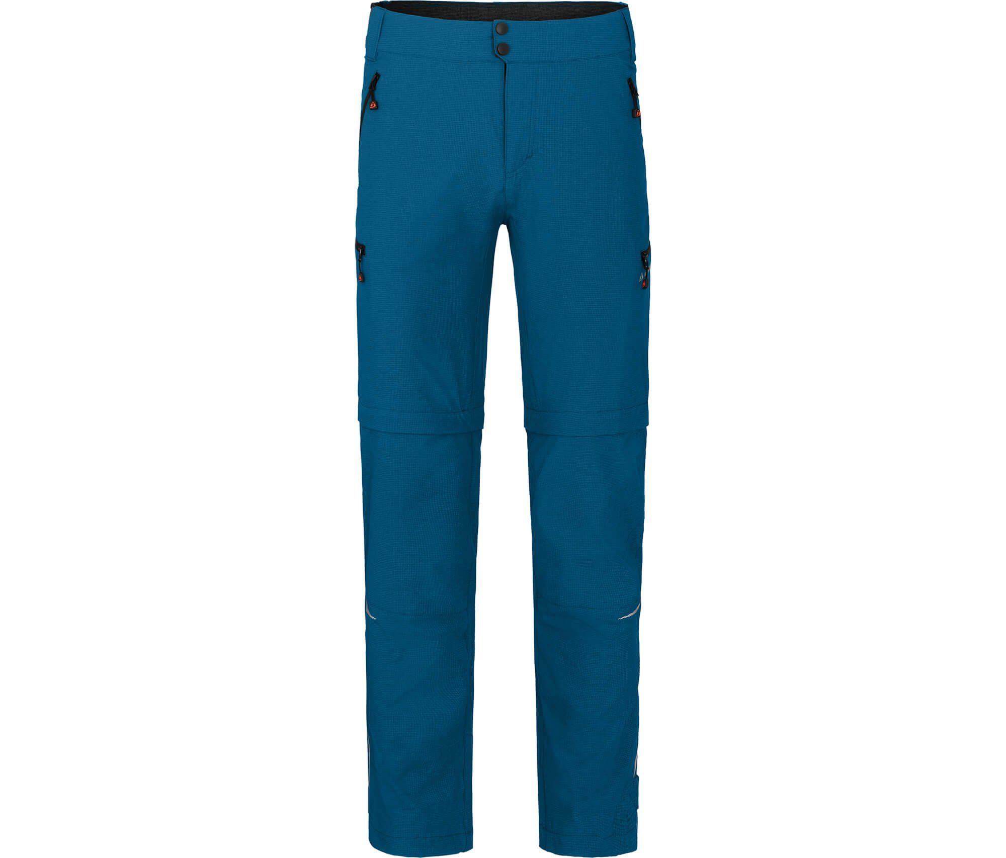 Bergson Zip-off-Hose PATTI Zipp-OFF Herren Radhose, robust, elastisch,  Normalgrößen, Saphir blau