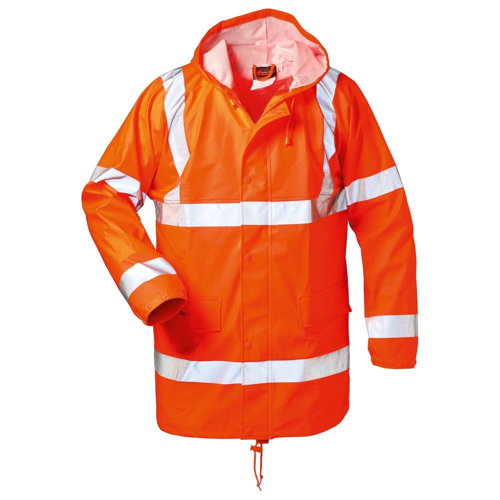 Norway Schutzjacke FINN WARNSCHUTZ- PU - JACKE 2341 Gr.XXXXL NORWAY WS ORANGE EN ISO 204