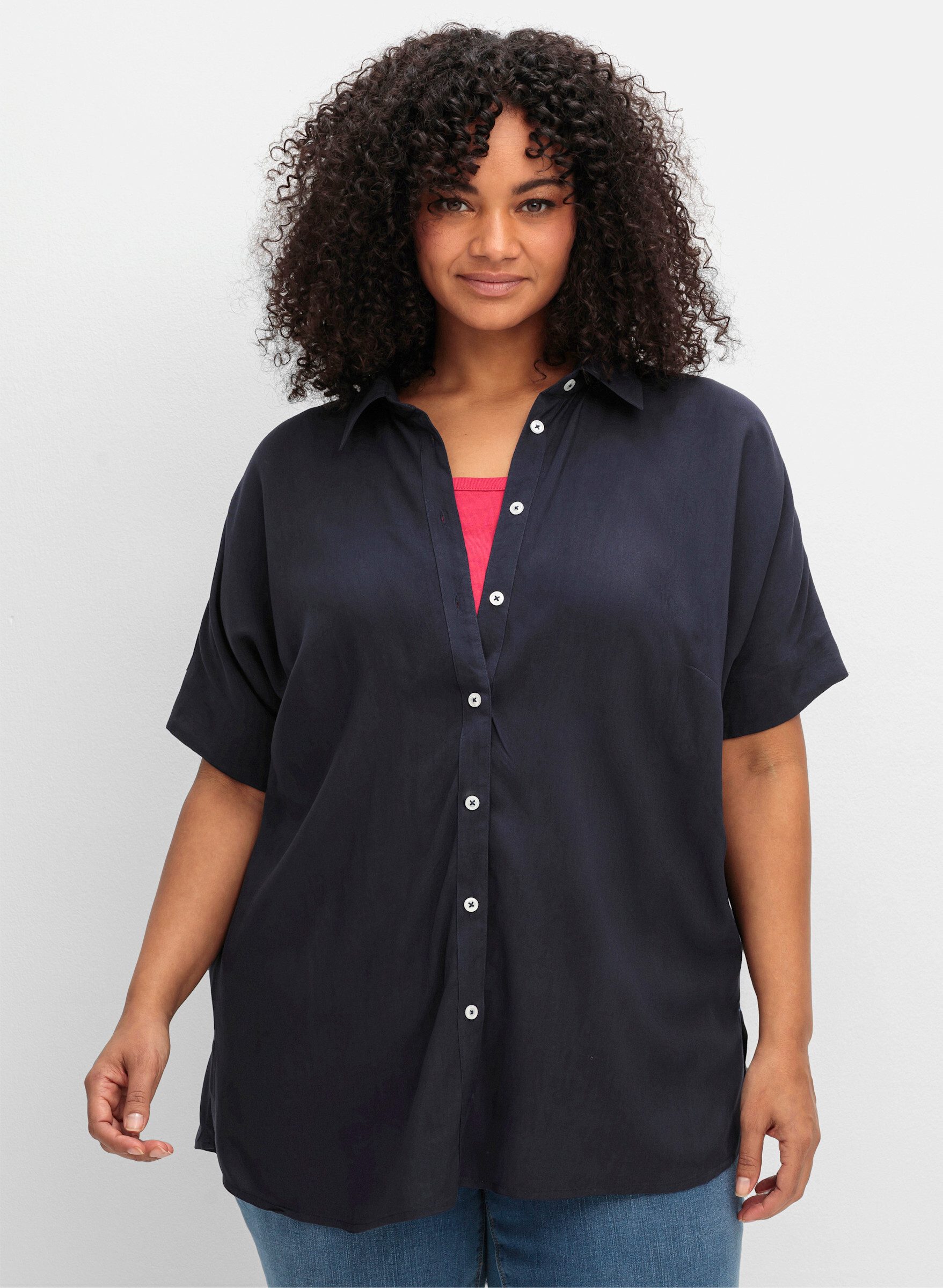 Sheego Klassische Bluse Hemdbluse günstig online kaufen