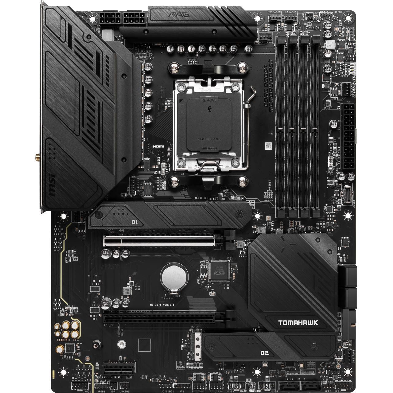 MSI MAG B650 TOMAHAWK Wifi SAM5 Ryzen DDR5 Mainboard