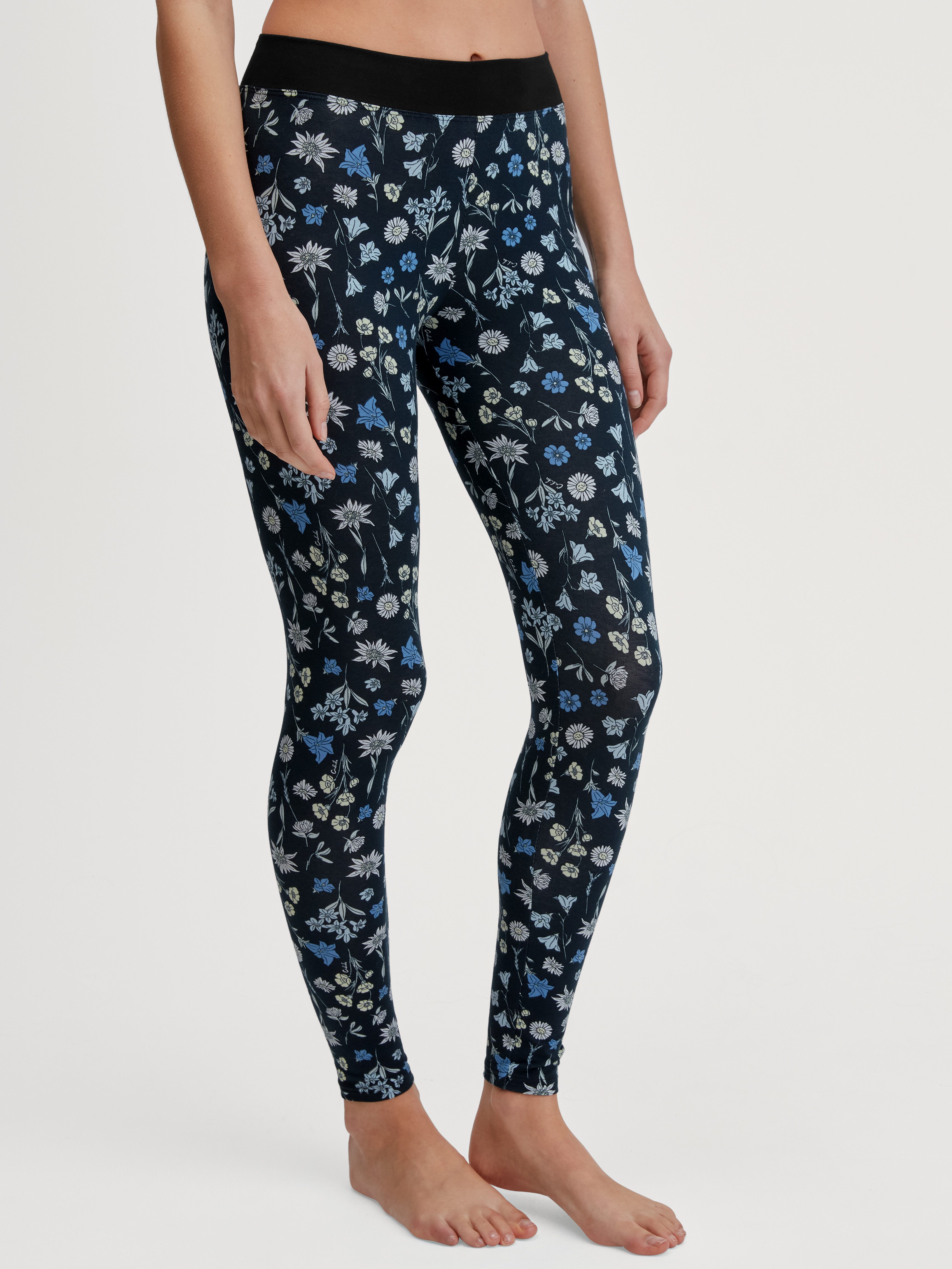 CALIDA Leggings Elastic Trend floraler Print, Baumwollmix, weicher elastisc günstig online kaufen