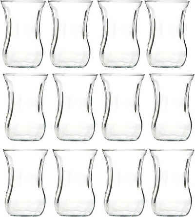 Pasabahce Teeglas 42021.12 Set 12-tlg. Teeglass Optikli Cay Bardagi Gläser-Set für 12 Personen