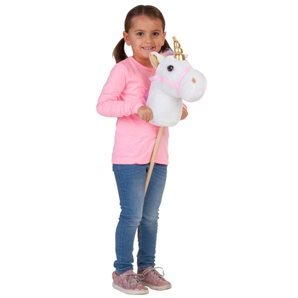 Besttoy Plüschfigur Besttoy Steckenpferd - Einhorn -weiß - ca. 100 cm günstig online kaufen