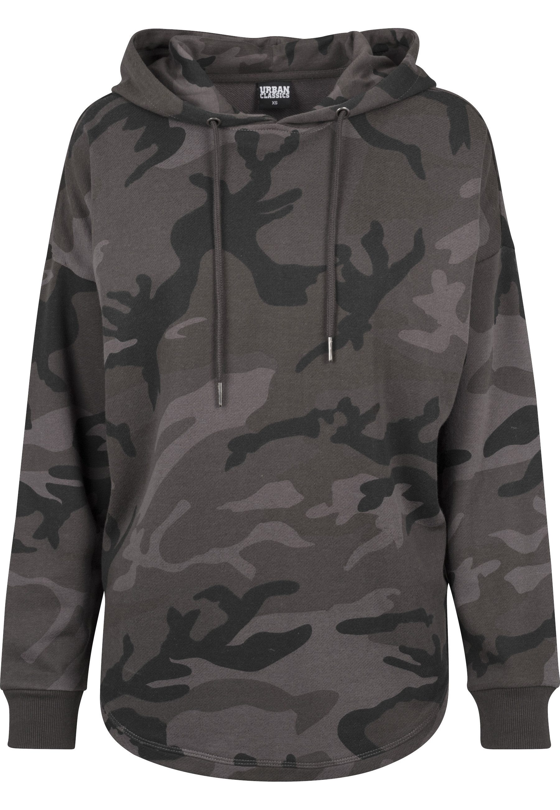 URBAN CLASSICS Sweatshirt Urban Classics Damen Ladies Oversized Camo Hoody (1-tlg)