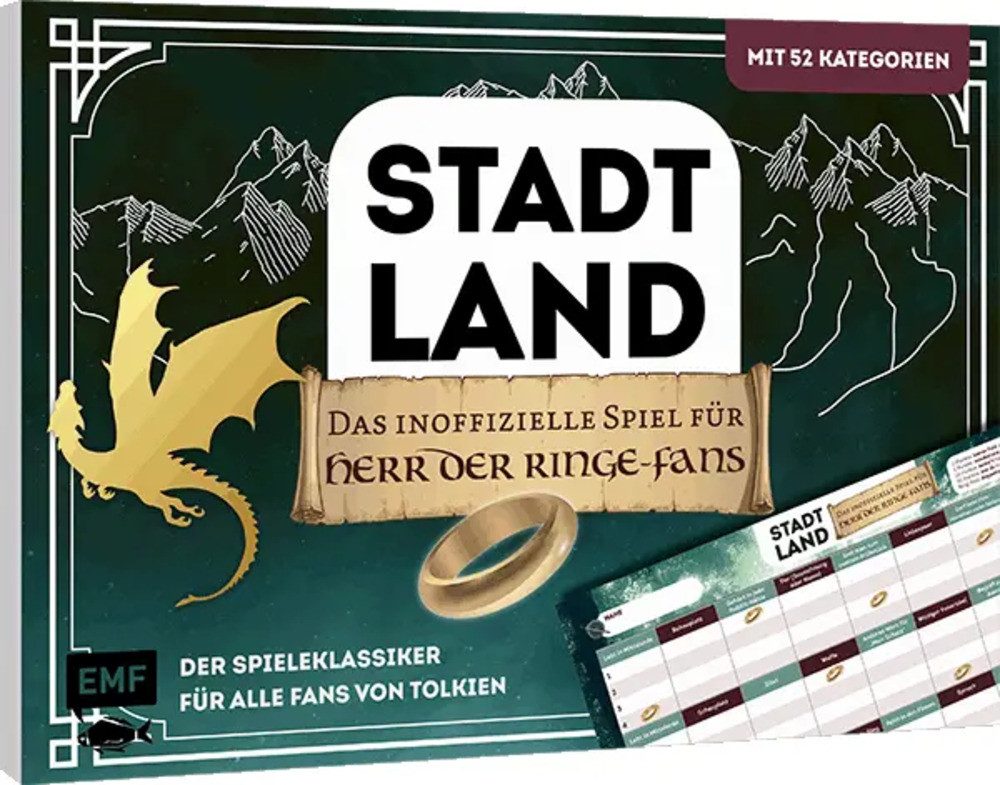 Spiel Stadt, Land, das inoffizielle Spiel für Herr der Ringe-Fans - Der...