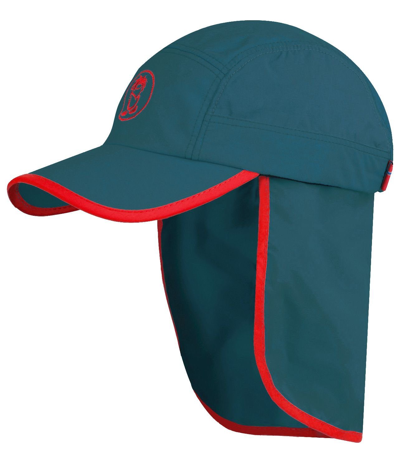 TROLLKIDS Sonnenhut Troll XT Petrolblau/Rot