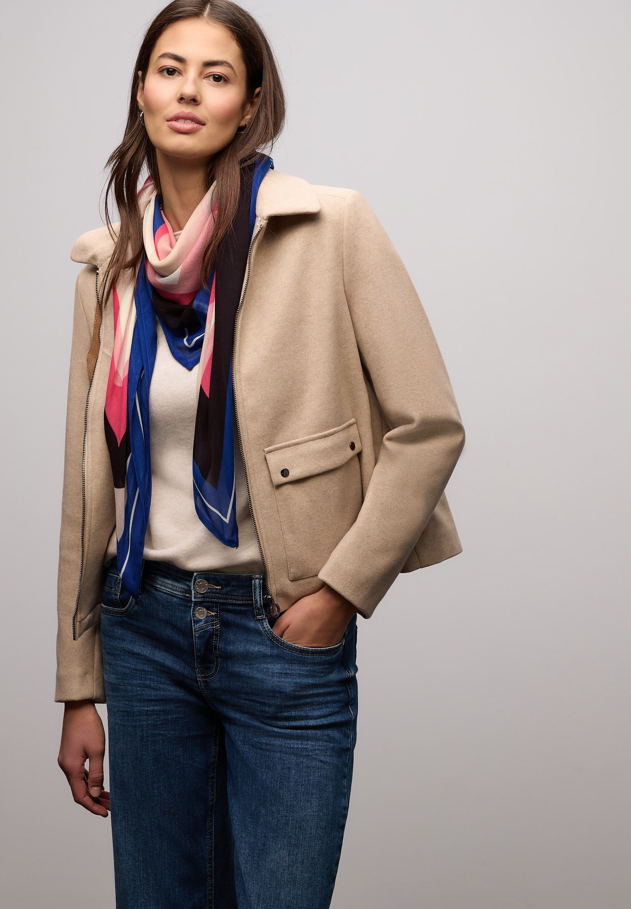 STREET ONE Schal, mit grafischem Muster