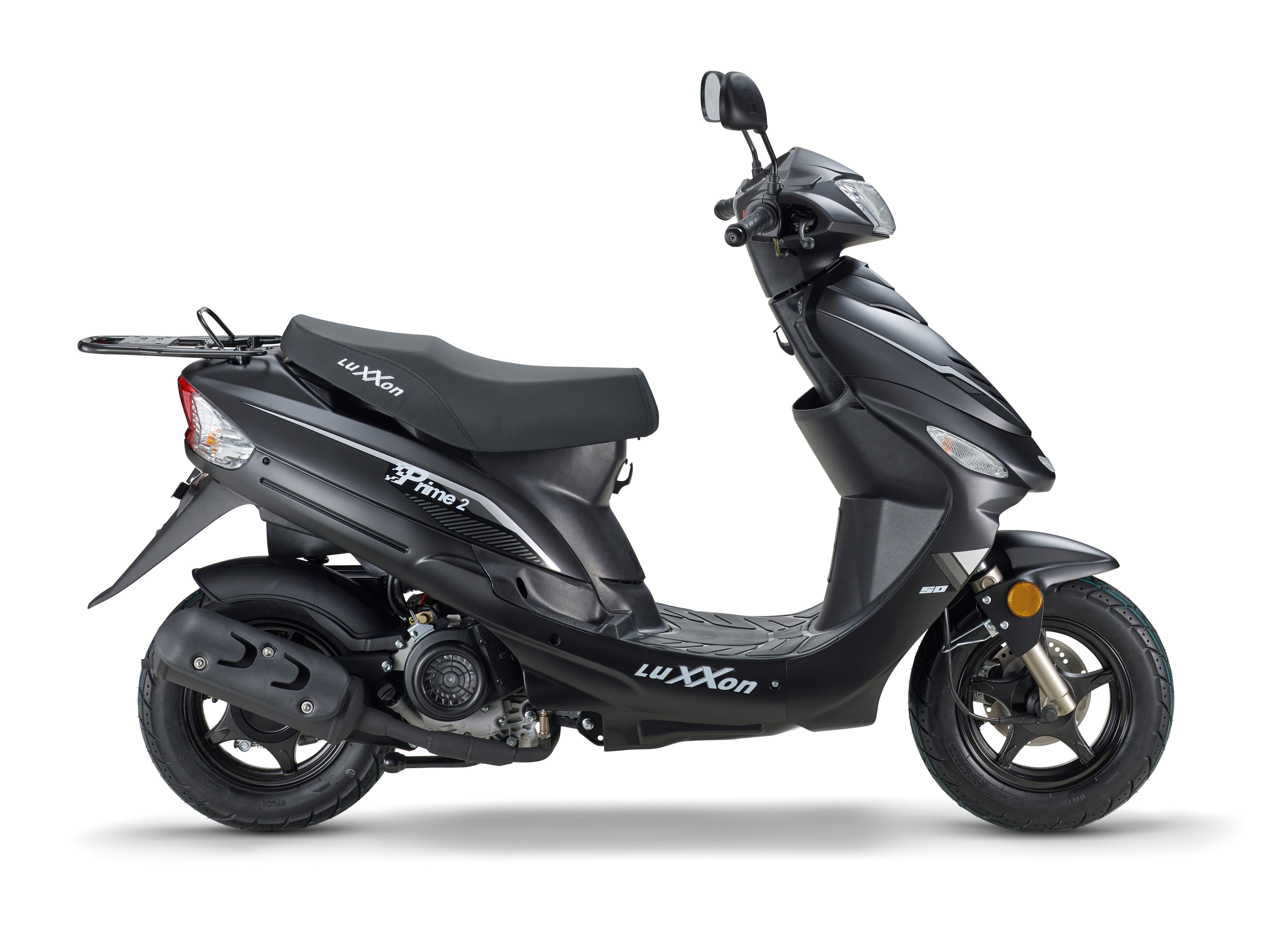 Luxxon Motorroller LuXXon Prime 2, 50 ccm, 45 km/h, Euro 5, 10 Zoll, Automatik, Benzinbetrieben, 1 Zylinder, 4-Takt, Roller