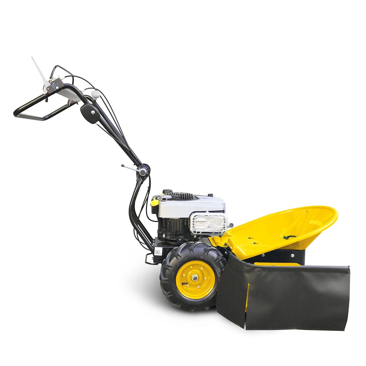 BAMATO Benzinrasenmäher GS-875 + SEAT, 64 cm Schnittbreite, Hochgrasmäher, Hochgrasschneider, 4 bewegliche Messer