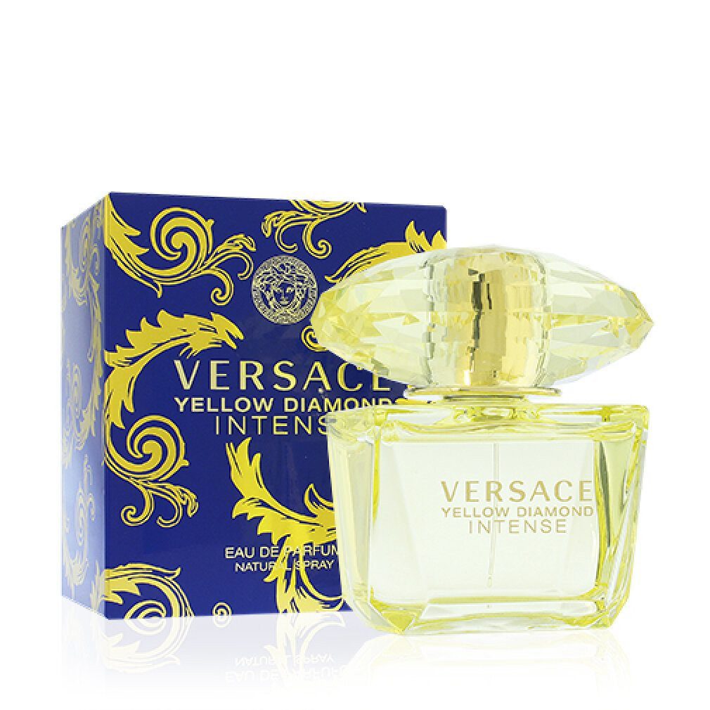 Versace Eau de Parfum Yellow Diamond Intense, Glasflakon, Parfüm EDP, Damenduft