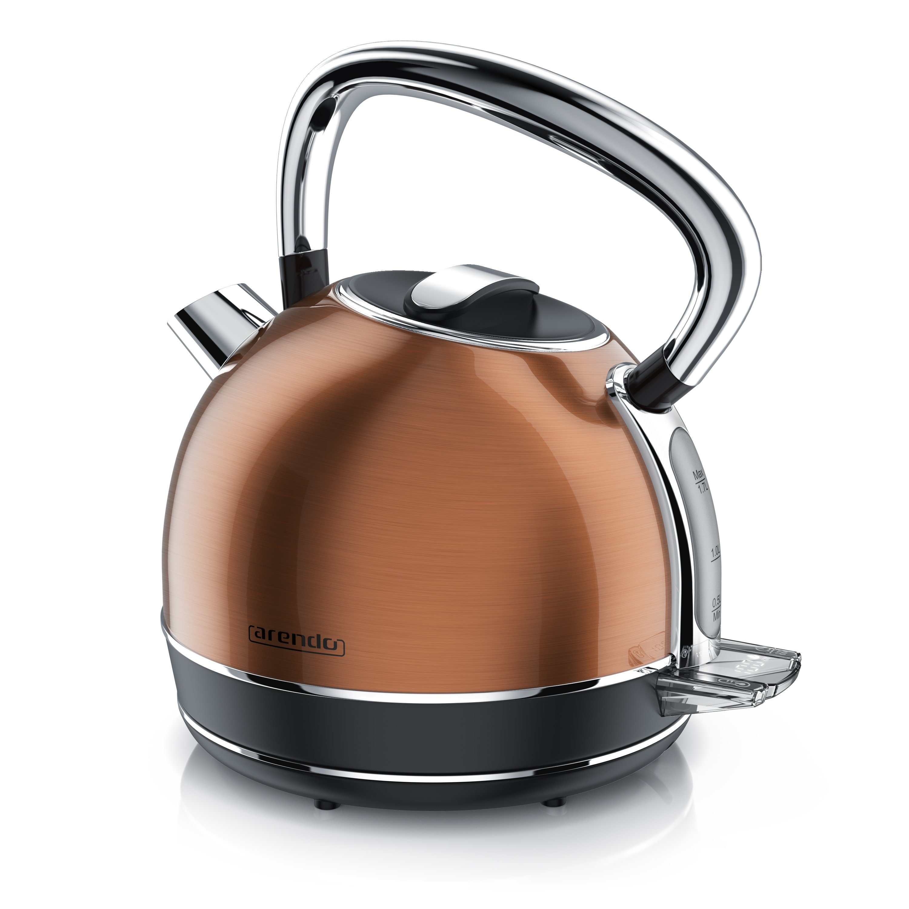 ASCOT Electric Kettle Stainless Steel Tea Kettle,1.5L(K1-Matte Blue)