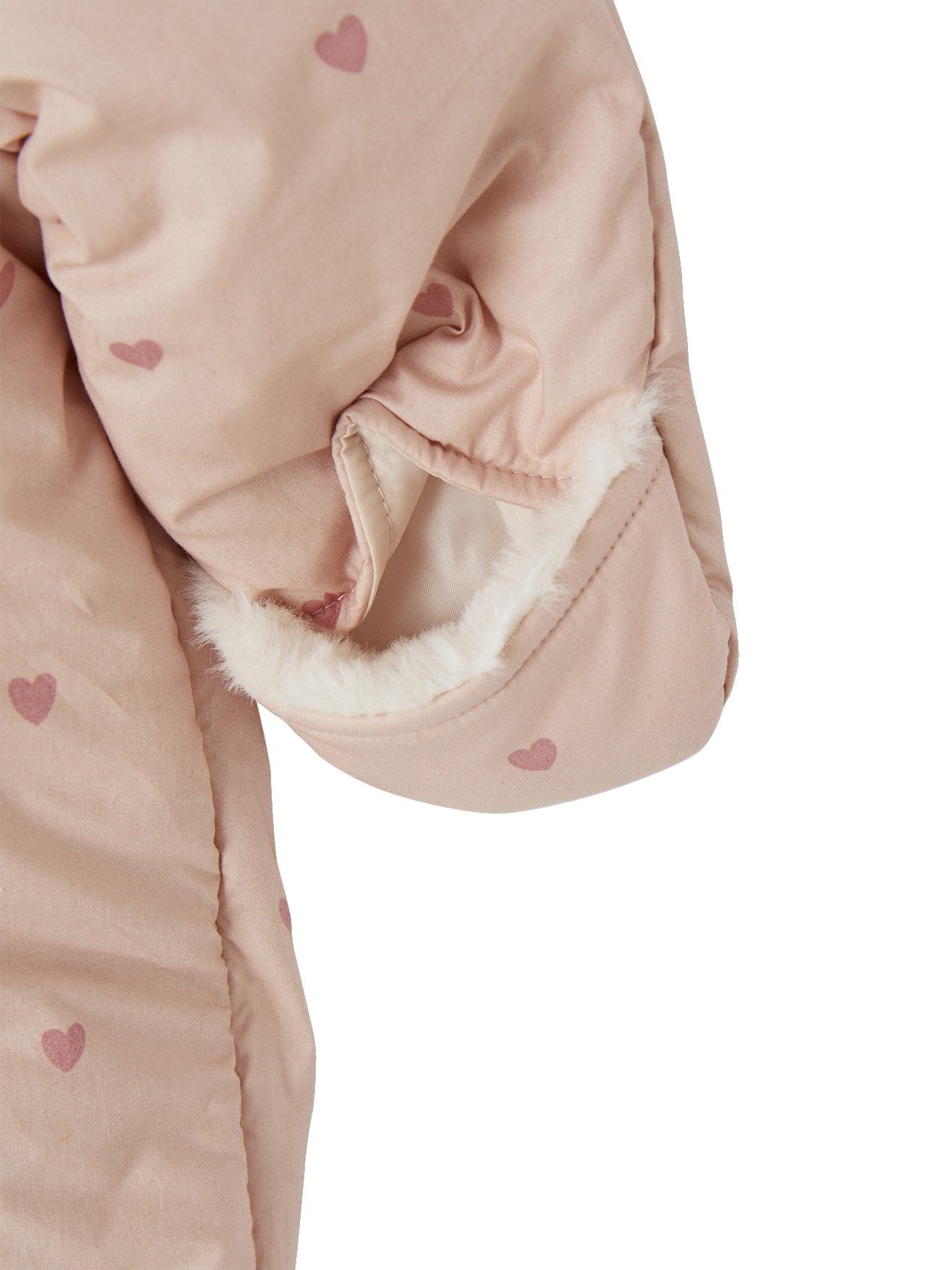vertbaudet Overall Baby Winter-Overall mit Herzen, Material – Bild 3 von 5