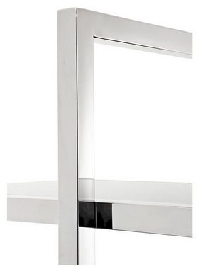 Casa Padrino Stauraumschrank Designer Regalschrank Silber 160 x 42 x H. 180 cm - Limited Edition