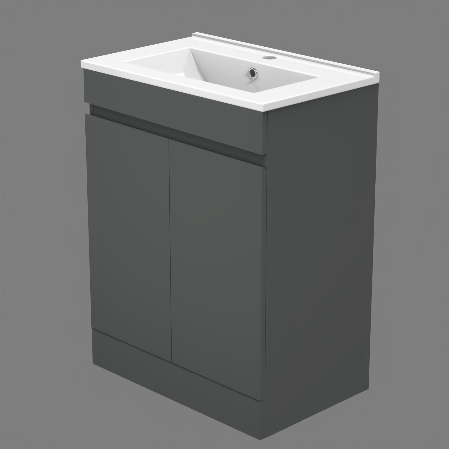 duschspa Waschtisch Badmöbel in 60 cm Standschrank günstig online kaufen