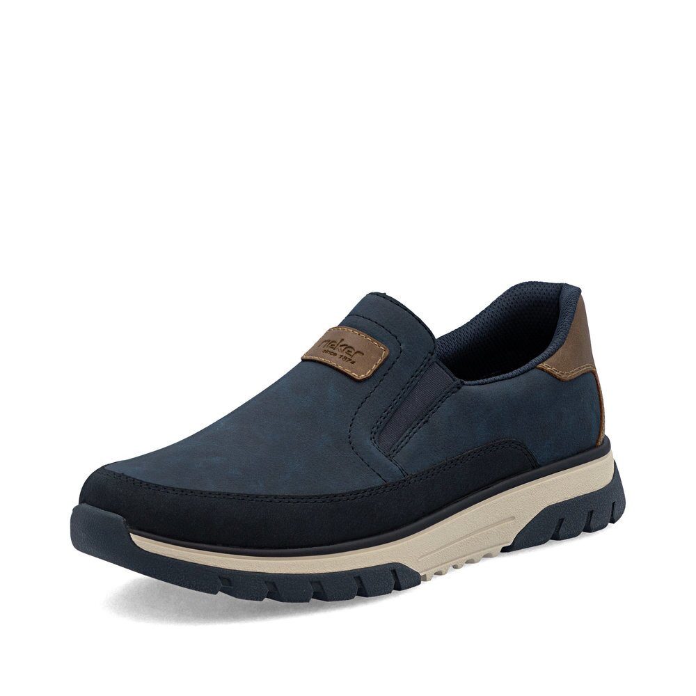 Rieker Rieker - Slipper: Oakdale/Divano - Blau Slipper günstig online kaufen