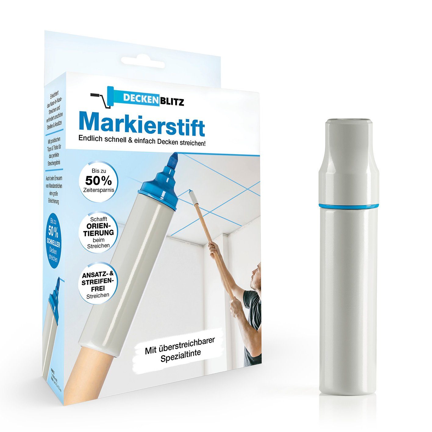 PENOL Permanentmarker Set – 4 Stifte, Keilspitze 2-5 Mm, Alkoholbasierte Tinte – Wasserfest & Lichtbeständig