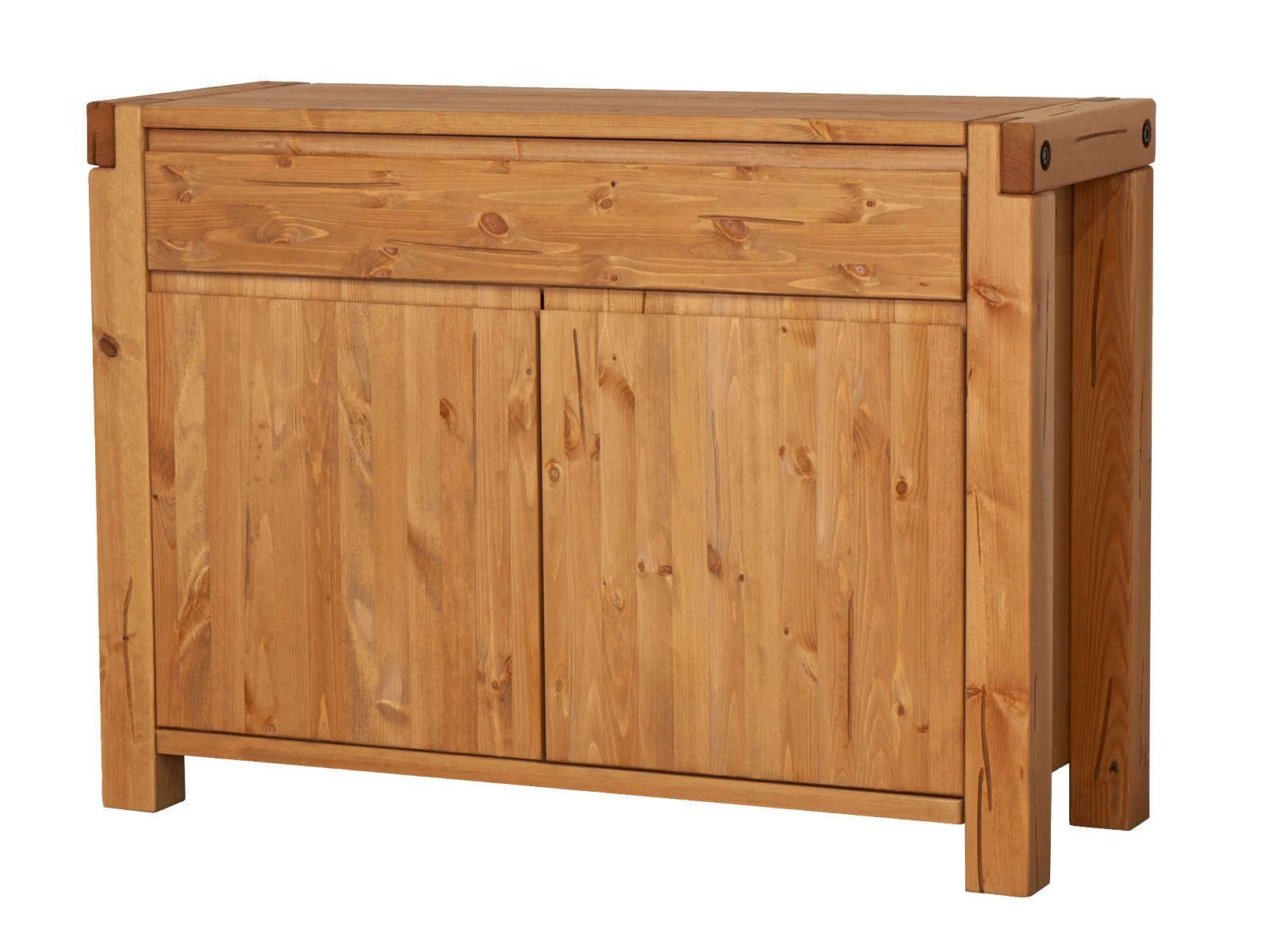 Casamia Sideboard Kommode Sideboard 122 x 88 x 44 cm Anrichte Casaletta Pinie Nordica ma