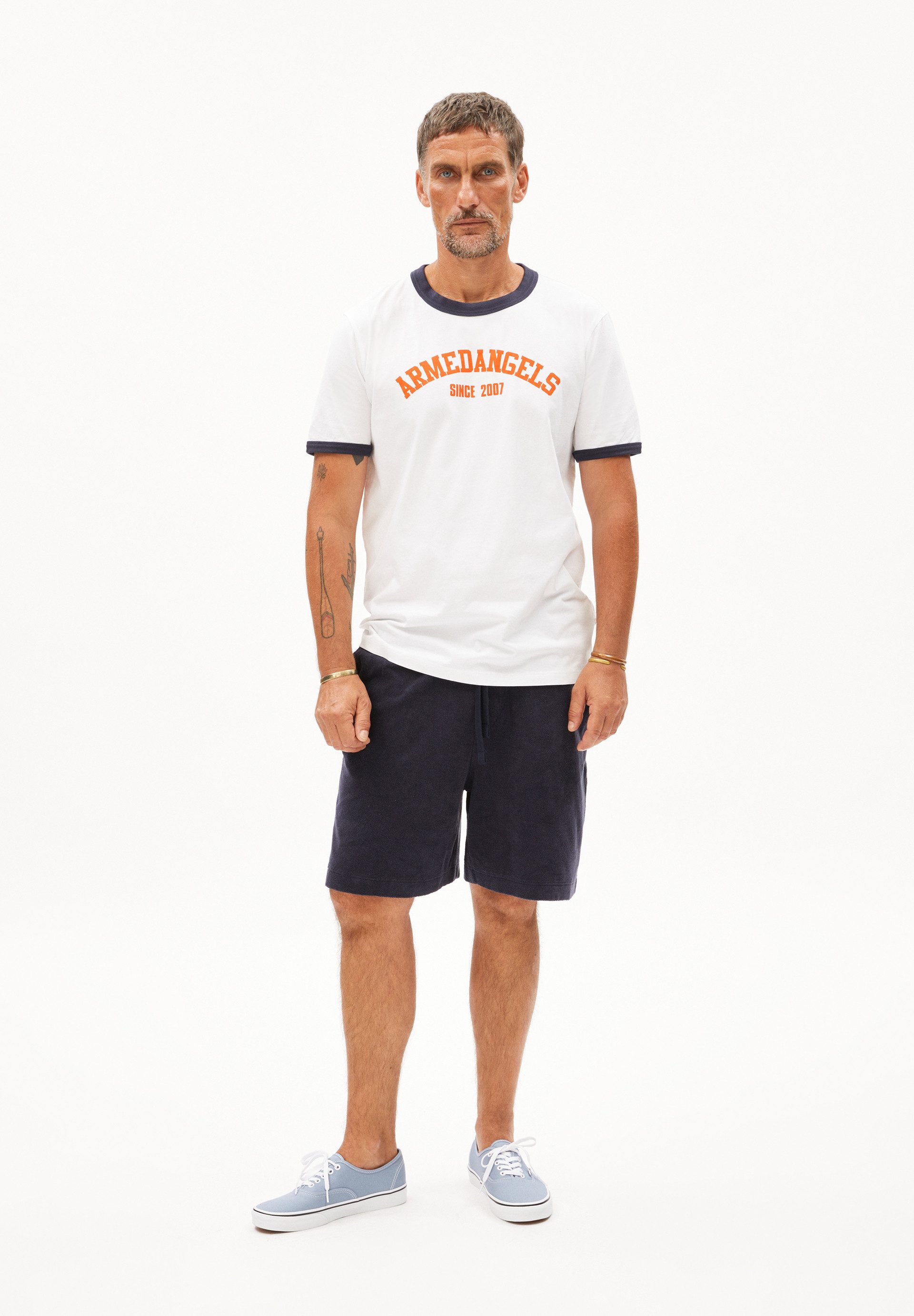 Armedangels T-Shirt MAARKOS RINGER Midweight T-Shirt günstig online kaufen