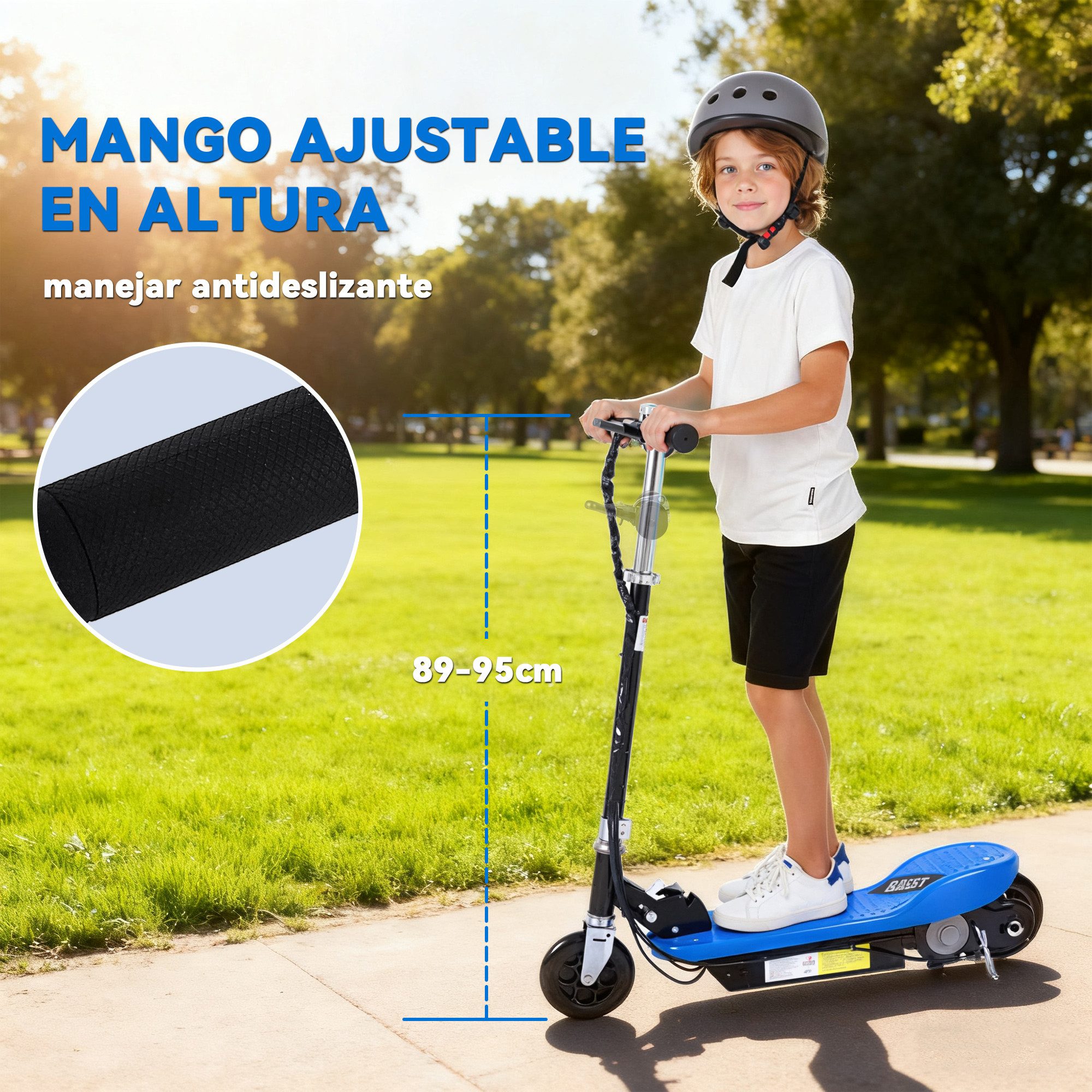 kowdom E-Scooter E-Scooter klappbar, 120 W, 10 km/h, 8-10 km, höhenverstellbar, (E-Scooter, Einzelgerät mit Ladegerät), 120 W Motor, 10 km/h, klappbar, höhenverstellbarer Lenker
